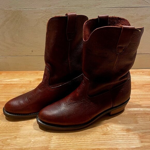 Men\'s Adm Tec Boots Soft Brown Leather Size 10  * main image 8